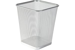 OSCO Poubelle carrée Argenté