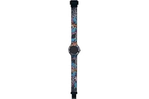 HIP HOP Orologio Bambino, Collezione KIDS FUN, Movimento, Resistente all'acqua fino a 30 metri, Cinturino in Silicone Stampato, Lunghezza regolabile, Idee regalo Bambino