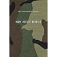 NIV, Holy Bible, Compact, Paperback, Woodland Camo, Comfort Print