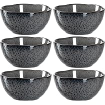 Assiettes Plates Leonardo Matera - Lot De 6 En Céramique Vert émaillée Main