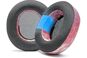 WC Freeze Nova Pro Wireless - chłodzące żelowe nauszniki TYLKO do Arctis Nova Pro Wireless (nie pasują do innych modeli), wyprodukowane przez Wicked Cushions, ulepszona izolacja dźwięku | Hex Red