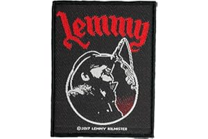 Lemmy Micro Portrait Écusson Motörhead tissé et sous licence !!