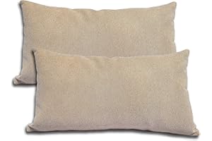 ‎FORMALIND Formalind - 2er Set Sofakissen 50x30cm - 2 Sofa-Kissen mit Füllung und Bezug. Bequeme Couchkissen mit abnehmbaren und waschbaren Bezügen. Weiche Sofakissen im 2er Set. Hellbraun