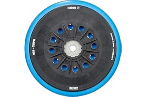 Bosch Professional 1 x Platos de soporte multiperforados Expert Multihole Bosch, Versión Duro, Ø 150 mm, Accesorios Lijadora excéntrica