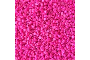 Finest-Filters Aquarium Fish Tank Gravel in Multiple Colours and 2kg, 10kg, 20kg and 40kg bags. (Pink, 2kg)