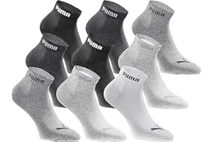 PUMA Quarter Socks 18 Pairs Pack Statement Edition, for Men and Women
