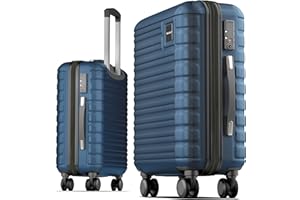 Travely Bagaż podręczny premium 55 x 40 x 20 cm – pasuje do Ryanair, Lufthansa, Eurowings i co. I bagaż podręczny na kółkach o pojemności 36 l, z miękkimi kółkami i praktycznym zamkiem TSA, walizka