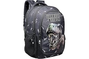 Julian Ross Zaino Scuola Elementare per Bambini e Ragazzi, Ergonomico con Schienale Imbottito e Rinforzato, Spallacci Imbottiti, 3 Scomparti, Fodera Interna, Manico, 33x15x43h