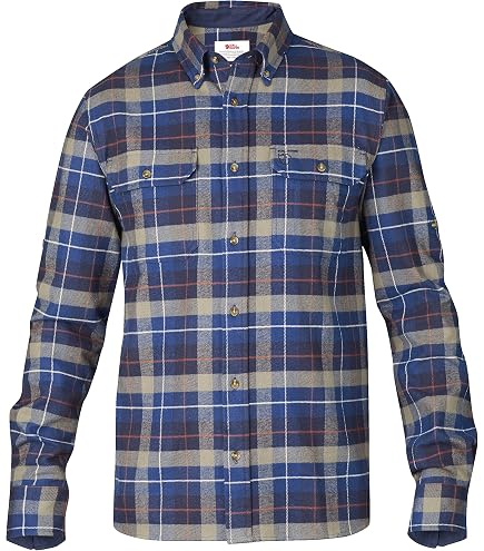 FJALLRAVEN Övik Flannel Shirt M Camicia Uomo