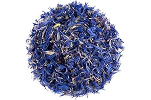 VALLEY OF TEA Petali Fiordaliso Essiccati Tè Blu - Petali Di Fiordaliso Blu - Pétalos De Aciano 10G