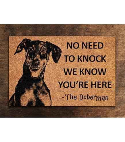 Doormat Decor German Shepherd Welcome Mat Dog Doormat Funny Dog