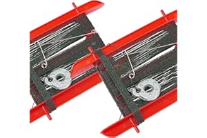 DREAMWORKS TROLLS FLADEN Fishing - Set of 2 Crab / Fish Line 7in Frame with Weight - For Coastal Shore Rock Pool Crabbing [31-639-2]