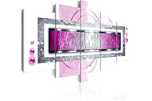 B&D XXL murando Impression sur toile intissee 200x100 cm cm 5 parties tableau tableaux decoration murale photo image artistique photographie graphique Abstrait a-A-0003-b-n