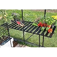 Vitavia Gewächshaus-Tisch aus Aluminium, klappbar in versch. Farben schwarz