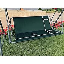 Tettuccio Di Ricambio Per Dondolo Da Giardino YFFS - Impermeabile, Anti-UV, 195x125x15cm, Colore Beige - Foto 5