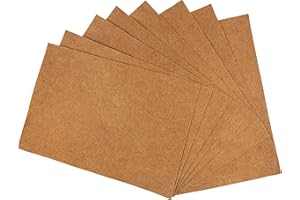 Interdruk - Fogli di Feltro Colorati - Confezione di 8 Fogli Formato A4 per Progetti Artistici e DIY - Marrone