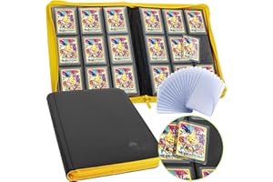 FUNGUYS Toploader Binder, Trading Card Binder Storage, 252 9 Pocket Top Loader Binder, Card Collection Binder, Yugioh Cards Binder, MTG Card Binder, TCG Binder, Card Folders for Trading Cards