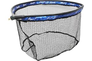 Collateral - Fishing Fish Friendly ROUND LANDING NET HEAD (55cm x 45cm x 30cm) - With Black PE Mesh [32-554530]
