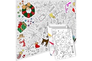 PACKLIST® Poster XXL à Colorier sur le Thème de Noël ! Activités pour Enfants pour des Heures de Divertissement Garanties - Laissez-les Exprimer Leur Créativité avec Cette Activité Artistique!