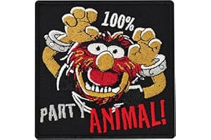 Naszywka na imprezę Animal Muppets Punk Heavy Metal Rockabilly Biker Naszywka Patch odznaka