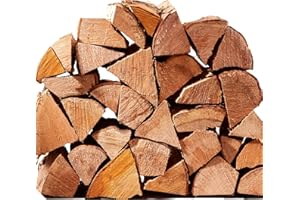 GWERNYFED WOOD Hardwood Firewood Kiln Dried Logs 2 x Large 40 L Nets (80L in Total), 25cm Long, Perfect for Open Fire Stoves, Log Burner, Fire Pits, Pizza Ovens Fast Delivery