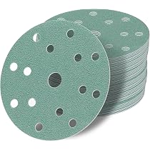 5x Exzenterschleifscheiben 150mm P600 – Klett-Haftscheiben Für Multischleifer, Wasserfest