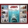 RJR PRINTS Jaws Cast Multi Signed A4 Montage Photo Print Pre Printed Signatures Autograph Gift