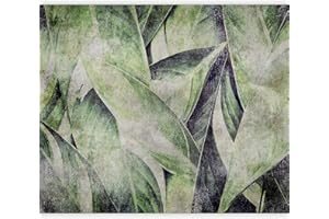 murando Carta da parati Foglie tropicali 400x280 cm Fotomurali in TNT Murale alla moda Decorazione da Muro XXL Poster Gigante Design Carta per pareti Giungla Botanica Natura b-C-0844-a-a