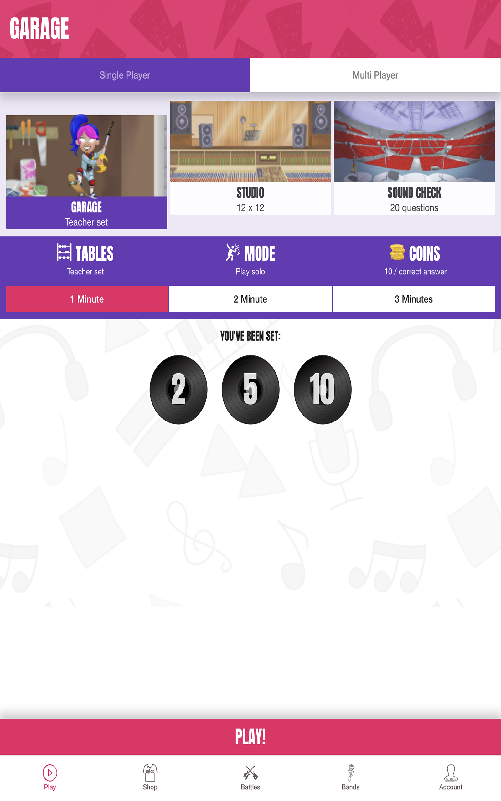 Times tables rock stars amazon it appstore per android