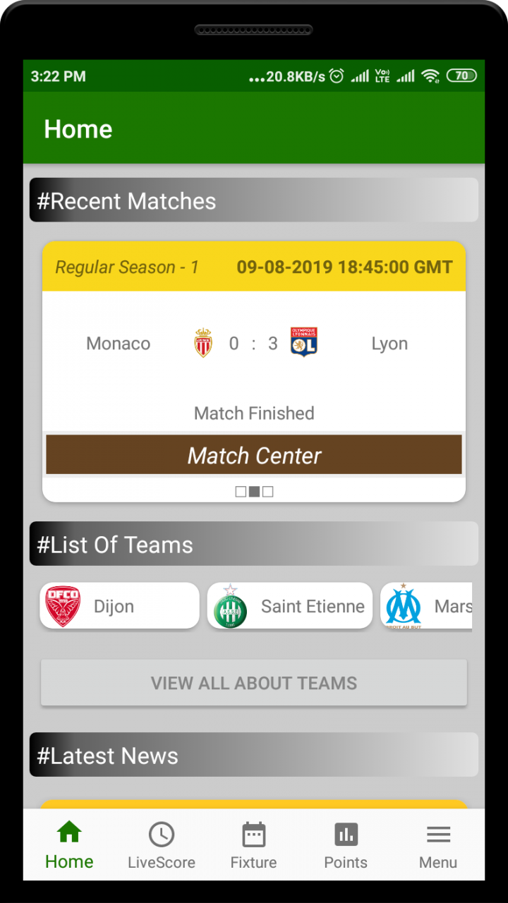 France Ligue One Live Score Fixtures Stats News Amazon In