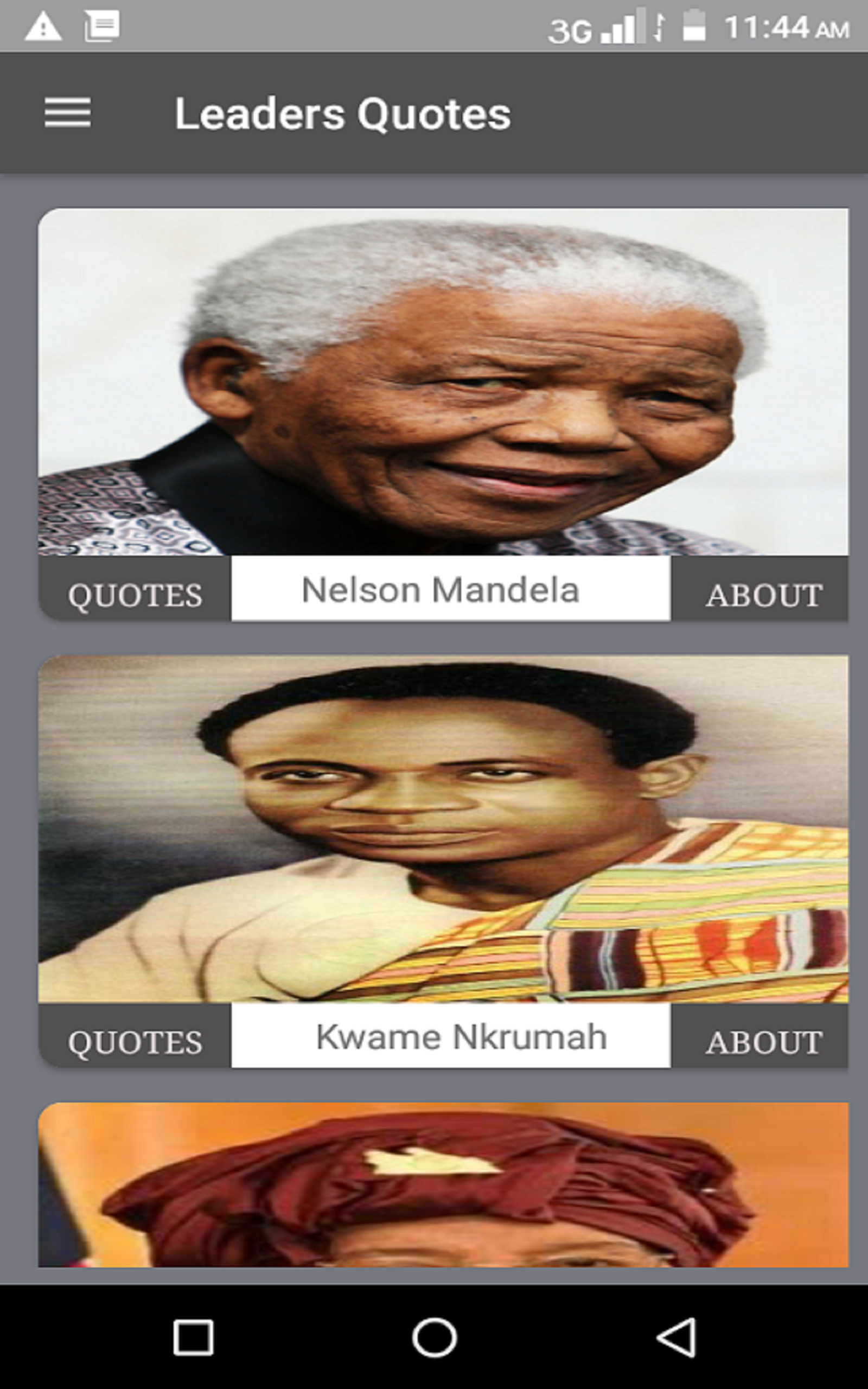 African Leaders Quotes Amazon Co Uk Appstore For Android