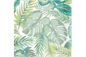 Unique Party - Servilletas de Papel - Diseño Tropical de Luau - Paquete de 16 (72672)