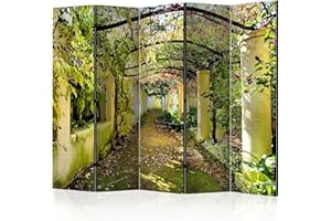 FOLDING SCREEN / ROOM DIVIDER murando Decorative Room Divider Nature 225x172 cm / 89"x68" Double-Sided Folding Screen 5 Panels Room Partition Non-Woven Canvas Print Opaque Photo Display c-C-0089-z-c