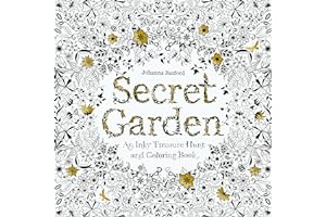 Secret Garden: An Inky Treasure Hunt and Colouring Book: 1