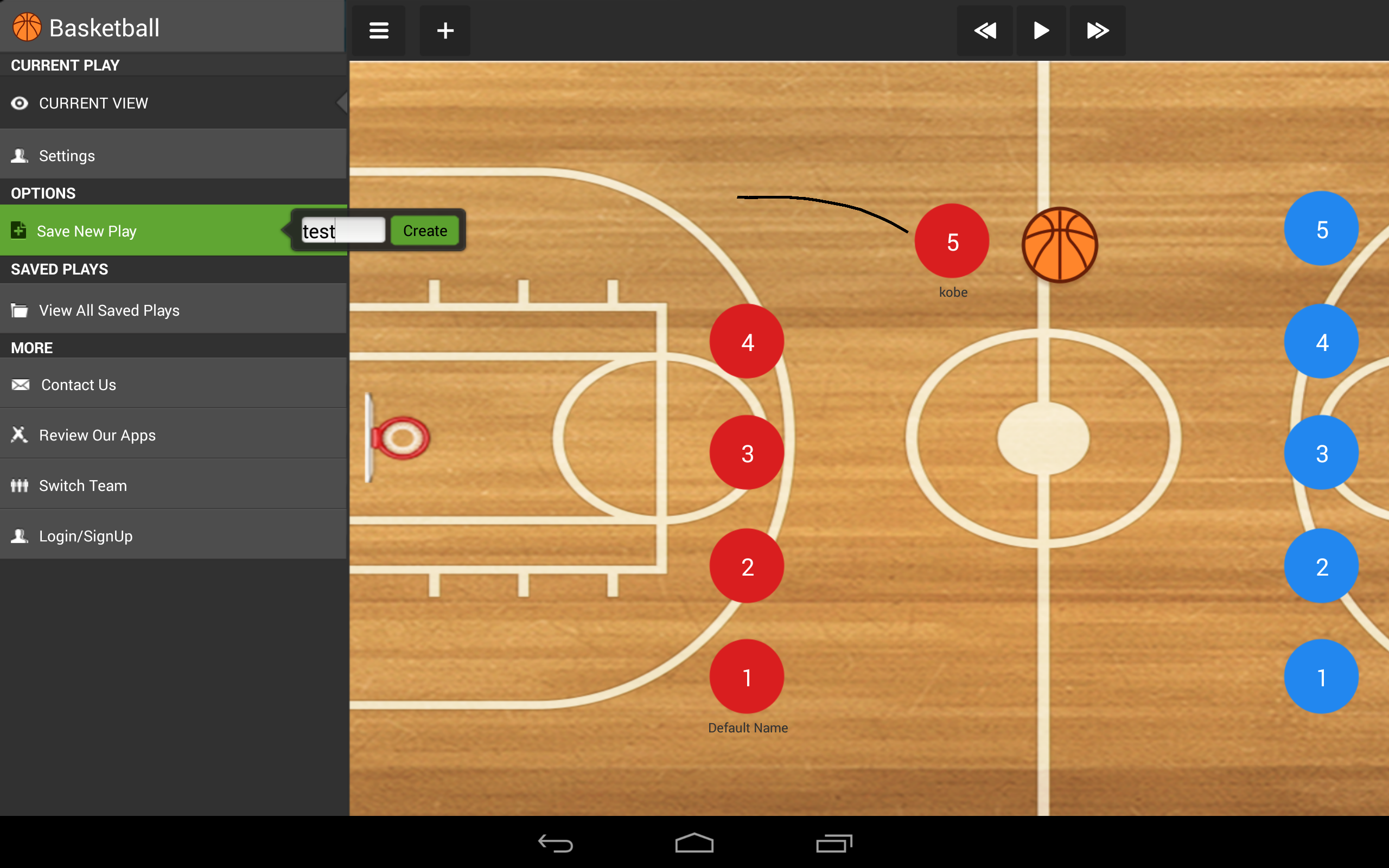 Basketball Coach's Clipboard Amazon.co.uk Appstore for Android
