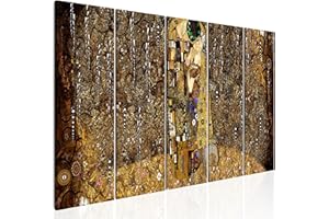 murando Quadro Gustav Klimt 5 pezzi Stampa su tela in TNT XXL Immagini moderni Murale Fotografia Grafica Decorazione da parete Albero Astratto