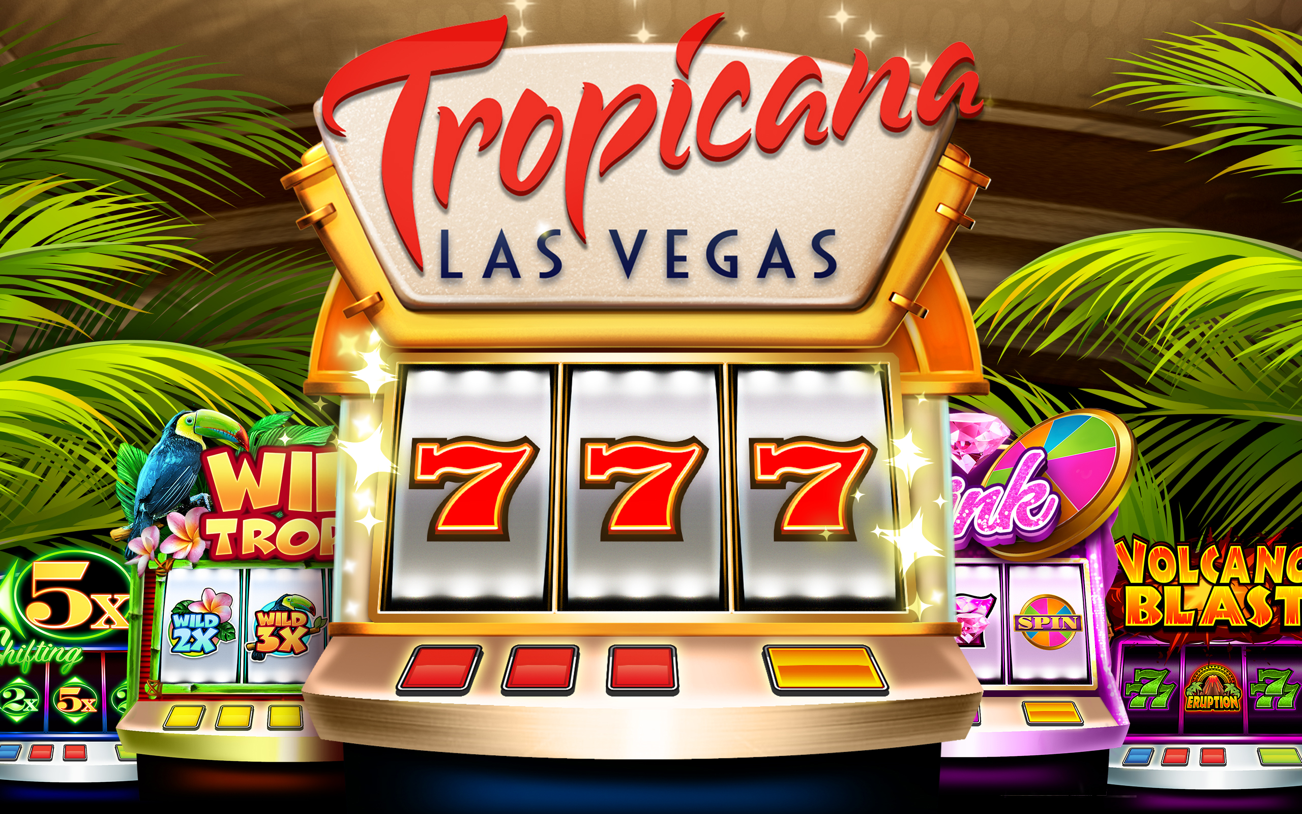 SLOTS TROPICANA LAS VEGAS! Free Casino Slot Machine Games with Old Vegas Style Spin to Win ...