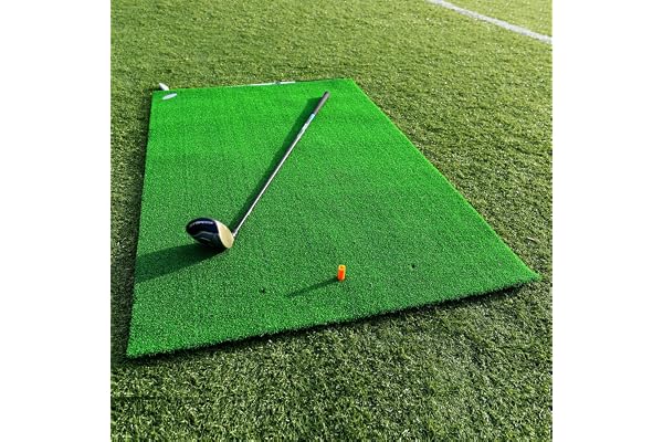 FORB Academy Tapis de Golf Portable pour l’Entraînement (1,5m x 1m) | Gazon Artificiel Authentique | Tees de Golf Inclus | Design Innovateur | Parfait pour Tous Les Golfeurs
