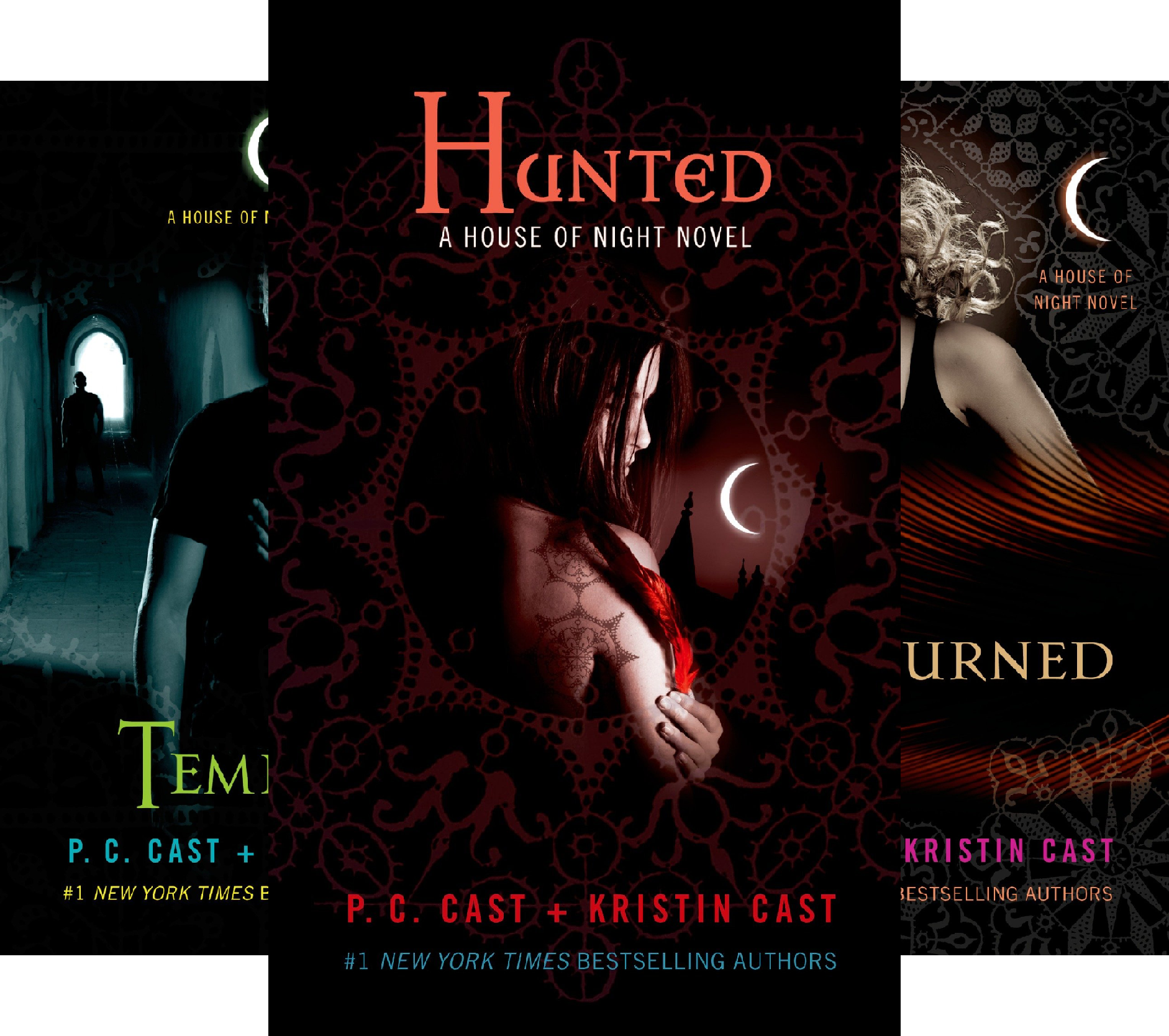 House of Night TP boxed set (books 5-8): Hunted, Tempted, Burned, Awakened (House of Night Novels) (4 Book Series)