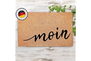 ‎ELBFUCHS ElbFuchs® Fußmatte Kokos 60x40cm | Moin | [EXTRA LANGLEBIG & rutschfest] | Kokosmatte Fussmatte Aussen & Innen | Fußabtreter für Haustür