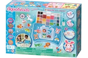 Aquabeads - L'atelier d'initiation - Kit de Loisirs créatifs - Activité Manuelle Enfants en Toute autonomie - Coffret de Perles Qui collent avec de l'eau - Jouet Enfant 4 Ans et + - 35087