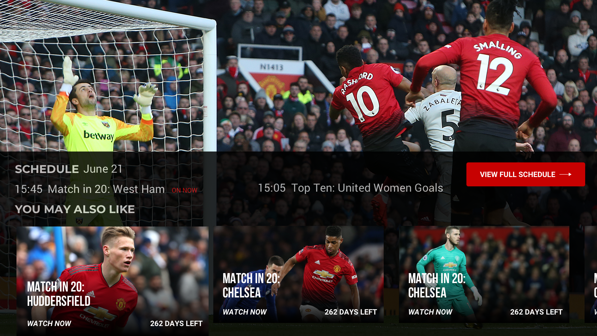 MUTV Manchester United TV Amazon.de Apps für Android
