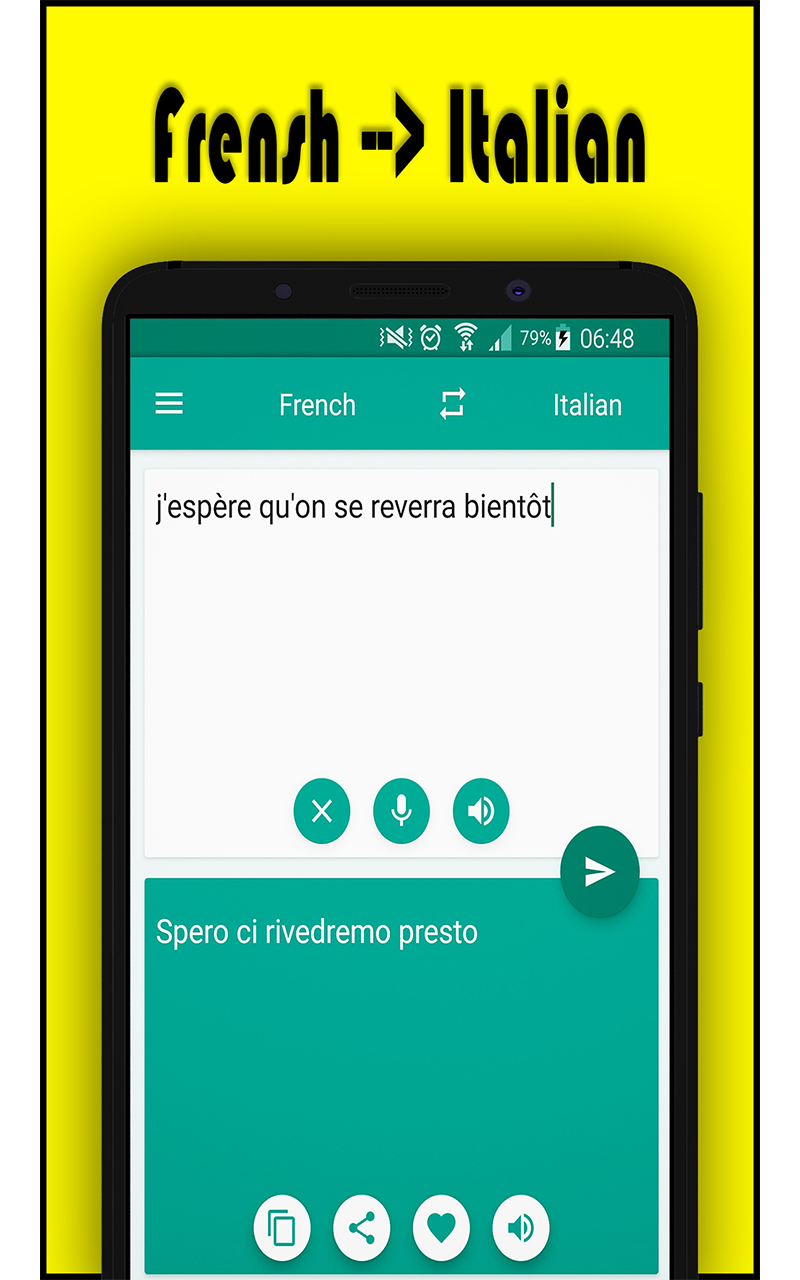 Traduire Français en Italien Italien en Français Amazon.fr Appstore