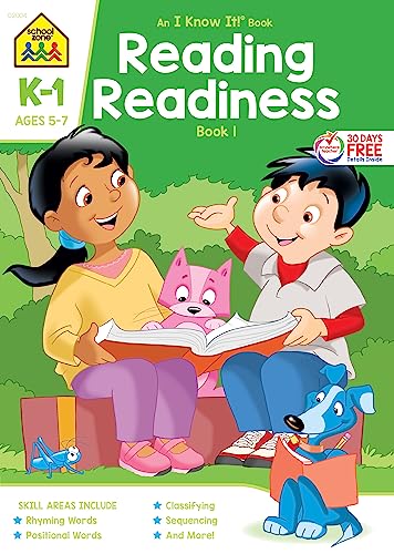School Zone K-1 Reading Readiness Bk 1