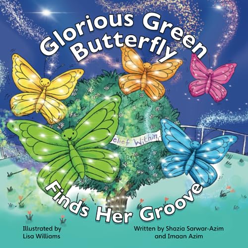 Glorious Green Butterfly Finds Her Groove by Shazia Sarwar-Azim
