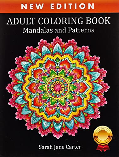 Adult Coloring Book  Mandalas and Patterns