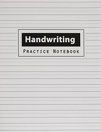 Handwriting Practice Notebook Penmanship Practice Paper Notebook Writing Letters & Words with Dashe