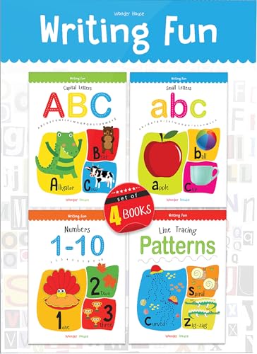 Buy writing practice a set of 4 books write and practice capital letters small letters and 