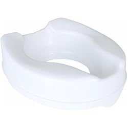 Raised toilet seat