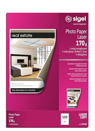 SIGEL Carta fotografica A4 - Taglia 100 fogli